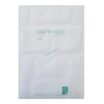 Janssen Matrigel Whitening face set (Матригель лифтинг-маска для лица осветляющая), 5 белых пластин + надпись